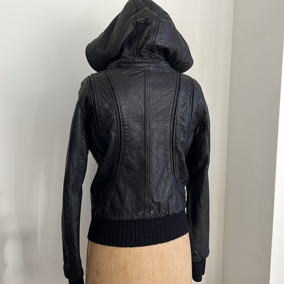 Vintage Leather Bomber Aviator Jacket - Picture 13 of 16